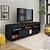 Rack 180cm para TV até 75 Polegadas Treviso - Preto - Imagem 2