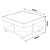 Mesa de Centro com Rodízios Saara - Pinho / Off White - Imagem 4