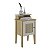 Mesa de Apoio Tela 3D Charlotte - Carvalho / Off White - Imagem 1