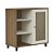 Buffet Tela 3D Charlotte - Cinamomo / Off White - Imagem 5