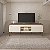 Rack com LED 180cm para TV até 75 Polegadas Lumina - Pinho / Off White - Imagem 2