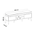 Rack com LED 180cm para TV até 75 Polegadas Lumina - Pinho / Off White - Imagem 6