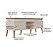 Rack com LED 180cm para TV até 75 Polegadas Lumina - Pinho / Off White - Imagem 5