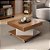 Mesa de Centro com Rodízios Saara - Cinamomo / Off White - Imagem 2