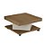Mesa de Centro com Rodízios Saara - Cinamomo / Off White - Imagem 3