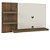 Painel de TV 160cm até 50 Polegadas Chess - Pinho Ripado 3D / Off White - Imagem 5