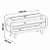 Rack 134cm para TV até 60 Polegadas Théo - Cinamomo / Off White - Imagem 5