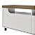 Rack 200cm para TV até 75 Polegadas Mercury - Pinho / Off White - Imagem 3