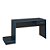 Mesa Gamer 041W - Preto / Azul - Imagem 4