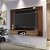 Painel de TV 176cm até 75 Polegadas Nevada - Pinho Ripado 3D / Preto - Imagem 2