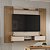 Painel de TV 176cm até 75 Polegadas Nevada - Carvalho / Off White - Imagem 2