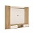 Painel de TV 176cm até 75 Polegadas Nevada - Carvalho / Off White - Imagem 3