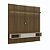 Painel com LED 183cm para TV até 75 Polegadas Belluno - Pinho Ripado 3D / Off White - Imagem 4