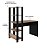 Mesa Industrial Match - Pinho / Preto - Imagem 5