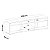 Rack 220cm para TV até 86 Polegadas Elegance - Off White / Pinho Ripado 3D - Imagem 6