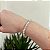 Pulseira Mini Esfera Polida de Água Marinha - Imagem 1