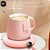 Porta copo para aquecimento de bebidas como café, chá, leite, com display digital, ajuste (3) temperatura e com USB - Imagem 4