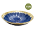 SET COM 2 PRATOS FUNDOS BLUE&GOLD - Imagem 1