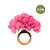SET COM 2 PORTA GUARDANAPOS HORTÊNSIA ROSA CHICLETE - Imagem 1