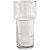 VASO DE VIDRO CANELADO TRANSPARENTE - Imagem 1