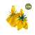 SET COM 2 GUARDANAPOS AMARELO - Imagem 1