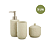 KIT PARA BANHEIRO EM CIMENTO OFF WHITE - Imagem 1