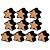 10x Meeples Extras para Quadro de Desafio | MDF Cru - Imagem 1