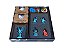 Organizador (INSERT MDF) para Marvel United: X-Men - Gold Team - Imagem 1