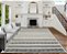 Tapete Sala Sisal Antiderrapante 1,50 X 2,00 S-584 (PRETO/BEGE) - Imagem 5