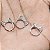 Piercing Orelha Daith Argola Gatinho Prateado - Imagem 2