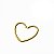 Piercing Coração Básico Dourado - Imagem 2