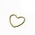 Piercing Coração Básico Dourado - Imagem 3