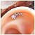 Piercing Custer Estrela com Galho Cravejada - Imagem 2