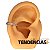 Piercing Orelha Conch Argola Torção Simples Cravejado - Imagem 5
