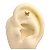 Piercing Orelha Tragus Helix Microbell Borboleta - Imagem 3
