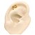 Piercing Orelha Helix Conch Cluster Flores - Imagem 2