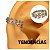 Piercing Orelha Conch Argola Torção Folhas Cravejada - Imagem 1