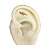 Piercing Orelha Helix Tragos Microbell Cobra linhas - Imagem 3