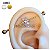 Piercing Transversal Flor de Sol Espelhada - Imagem 1