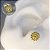 Piercing Orelha Tragus Conch Microbell Arvore Dourado - Imagem 1