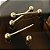 Piercing Barbell Dourado - Imagem 3