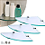 Kit 03 Prateleira de Vidro Canto 200x200x06 mm - Imagem 1