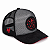 Boné Trucker Masculino Brasão Race U.A.I em Suede - Imagem 1