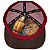 Boné Trucker Brasão Browm Marrom e Vinho | A Ideia - Imagem 4