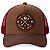 Boné Trucker Brasão Browm Marrom e Vinho | A Ideia - Imagem 3