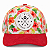 Boné Trucker Floral Aba Vermelha e Brasão U.A.I. | A Ideia - Imagem 3