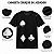 Camiseta Coração De Jogador Black Masculina Algodão - Preta - Imagem 4