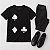 Camiseta Coração De Jogador Black Masculina Algodão - Preta - Imagem 5