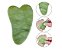 Rolo Pedra De Jade verde + Placa Gua Sha Massagem Facial Cor: Verde - Imagem 2