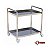 Carrinho 04 - Carrinho Industrial Inox Com 2 Planos em Forma de Bandeja - Imagem 2